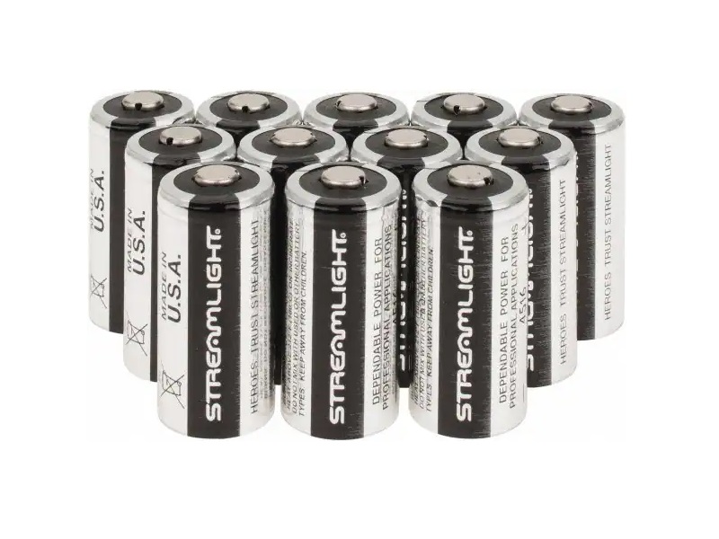 Streamlight CR123A Lithium Batteries