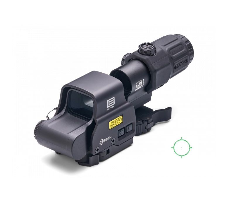 EO Tech EXPS2-0 Green w/ 3x Magnifier